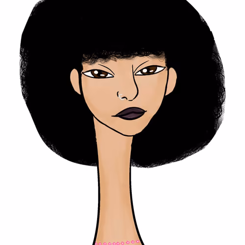 Long Neckie Lady #1316