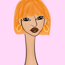 Long Neckie Lady #2632