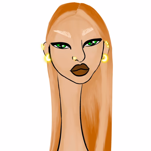 Long Neckie Lady #3238