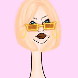 Long Neckie Lady #2294