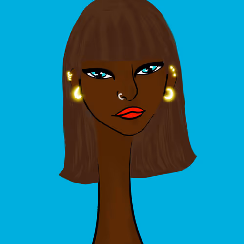Long Neckie Lady #1239