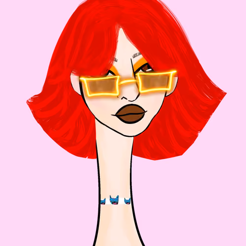 Long Neckie Lady #2681