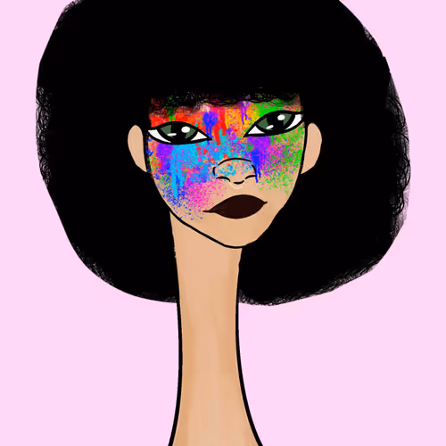 Long Neckie Lady #2595