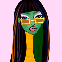 Long Neckie Lady #2126