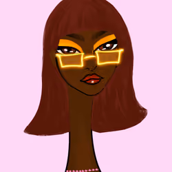 Long Neckie Lady #1245