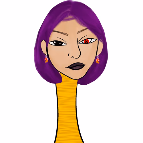 Long Neckie Lady #745