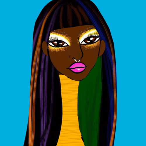 Long Neckie Lady #365