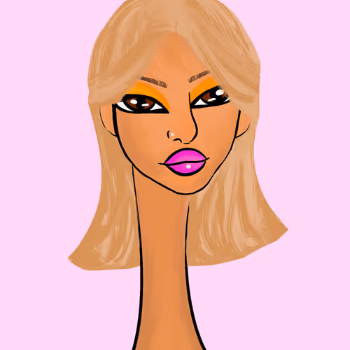 Long Neckie Lady #2624