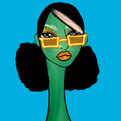 Long Neckie Lady #1118