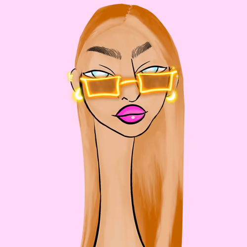 Long Neckie Lady #2685