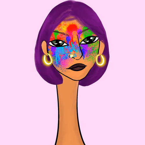 Long Neckie Lady #1832