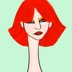 Long Neckie Lady #3143