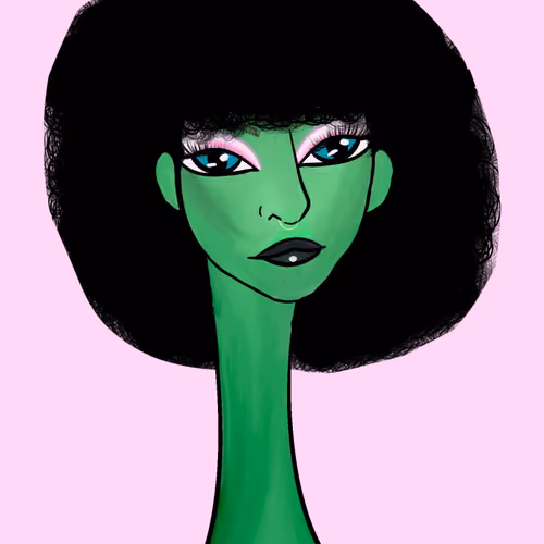 Long Neckie Lady #2761