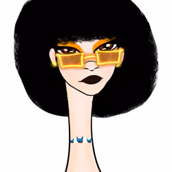 Long Neckie Lady #1455