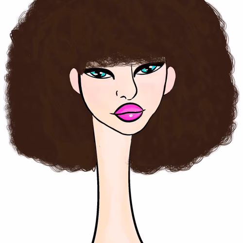 Long Neckie Lady #665