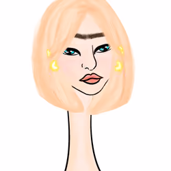Long Neckie Lady #1358