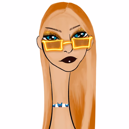 Long Neckie Lady #1182