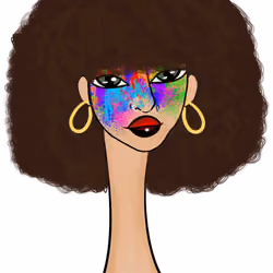 Long Neckie Lady #2945