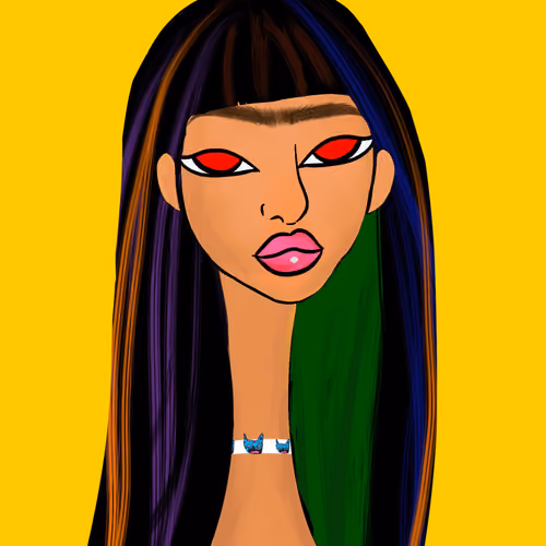 Long Neckie Lady #397