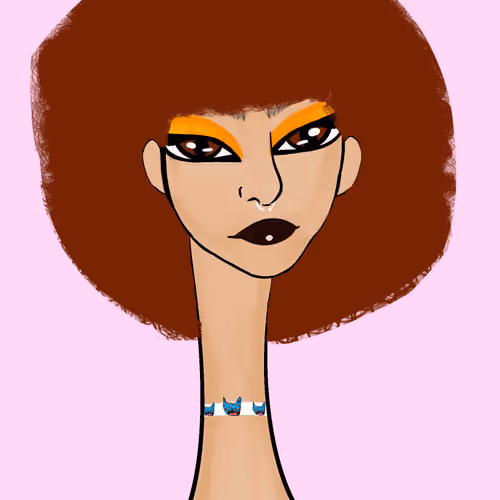 Long Neckie Lady #116