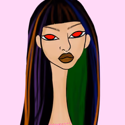Long Neckie Lady #818