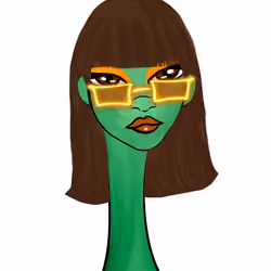 Long Neckie Lady #1811