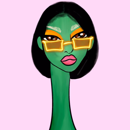 Long Neckie Lady #2364