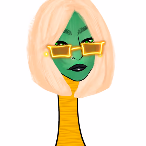 Long Neckie Lady #1500