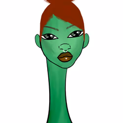 Long Neckie Lady #323