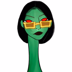 Long Neckie Lady #1625