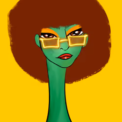 Long Neckie Lady #144