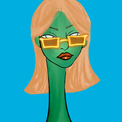 Long Neckie Lady #207