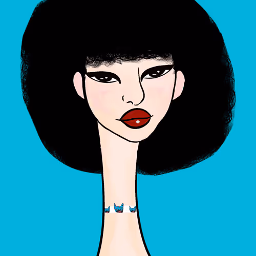 Long Neckie Lady #2148