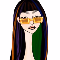 Long Neckie Lady #446