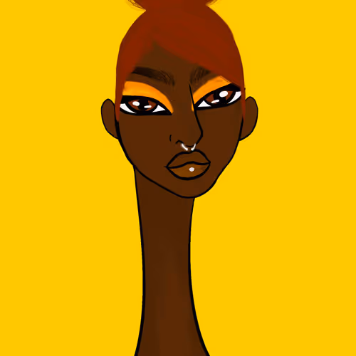 Long Neckie Lady #2403