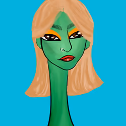 Long Neckie Lady #3008