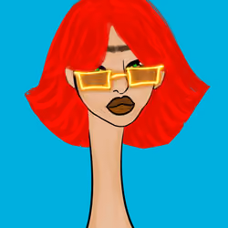 Long Neckie Lady #535