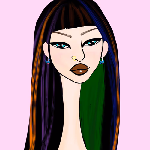 Long Neckie Lady #1741