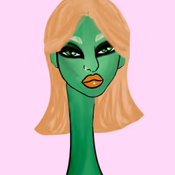 Long Neckie Lady #1952