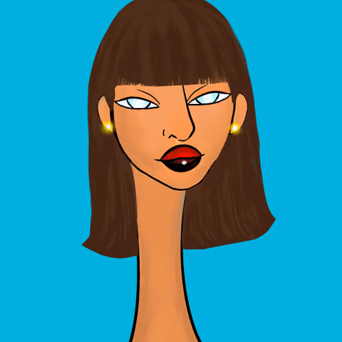 Long Neckie Lady #289