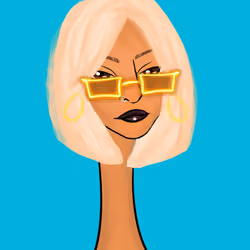 Long Neckie Lady #2052
