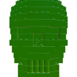 Small Skulls - Green #57/180