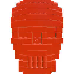 Small Skulls - Red #110/150