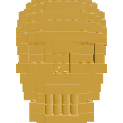 Small Skulls - Yellow #29/30