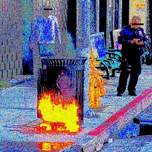 Bloody White Garbage Fire W Reo Cragun Dlg