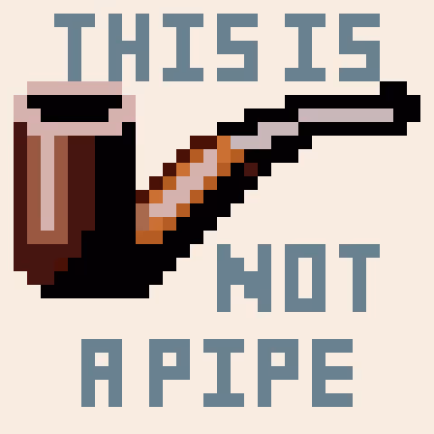 Leci n'est pas une pipe.