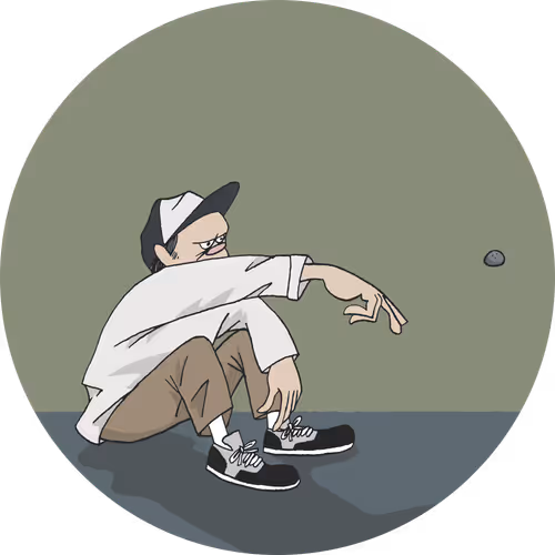 Throw Stone By Yusuke Hanai