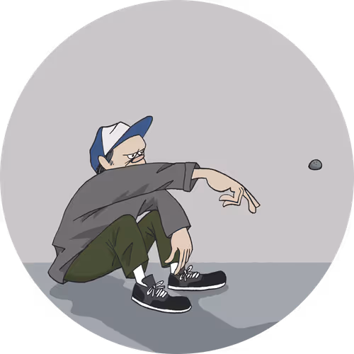 Throw Stone By Yusuke Hanai