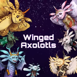 Hidden Winged Axolotls