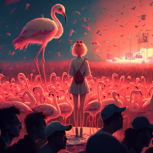 Vavi The Happy Flamingo #2/2